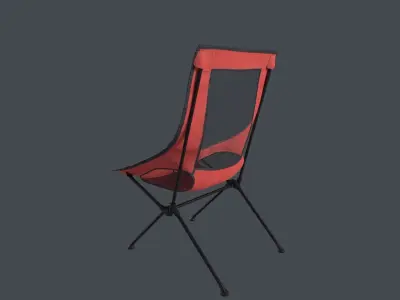 Camping Chair Free 3D model