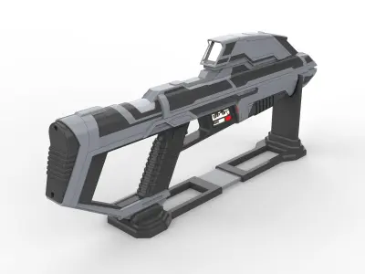Starfleet Picard Rifle - Star Trek - Commercial - Printable 3D print model