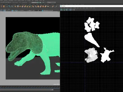 Prestosuchus dinosaur 3D model