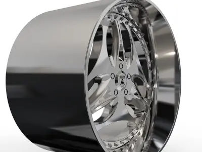 ASANTI AF141 WHEEL 3D MODEL 3D model