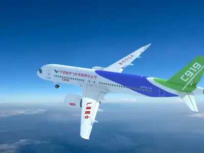 COMAC C919 3D model