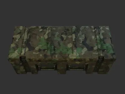 Military Chest 3D model