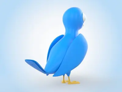 Blue Bird 3D model