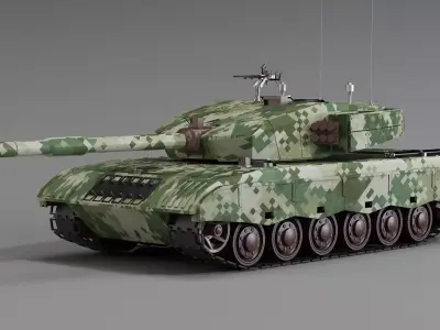 96A main battle Tank 96A tank ZTZ96A main battle tank 3D model