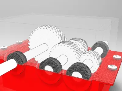 gear box Free 3D model