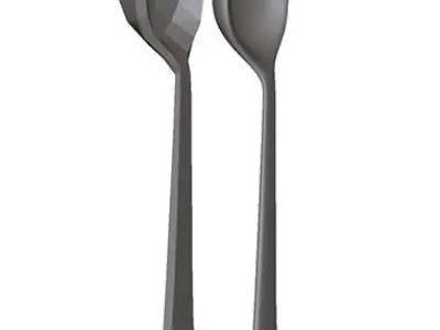 Spoon two spoons Free 3D model purchase