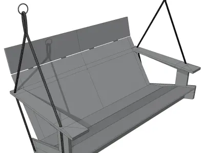 Porch Swing Sofa 3D model