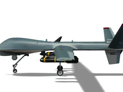 Reaper  Drone Low-poly 3D model