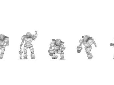 Sci Fi Commando Free 3D print model