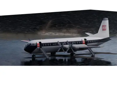 BEA VICKERS VANGUARD 951 3D model