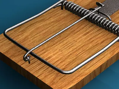 Mousetrap mouse trap 3D model