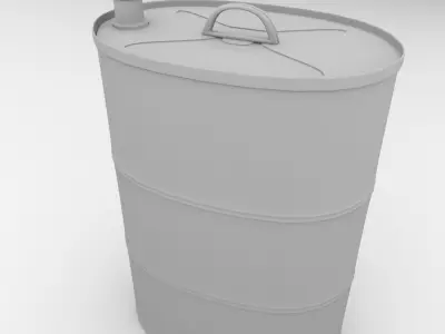 Portable Oil Tank 3D model