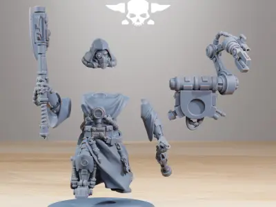 Scavenger Commander 3D print model