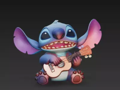 Stitch - Ukelele 3D print model