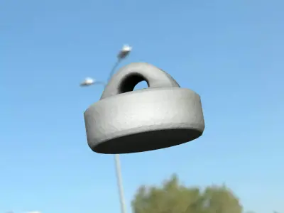 Isolator Part 1 - Object 091 Low-poly 3D model