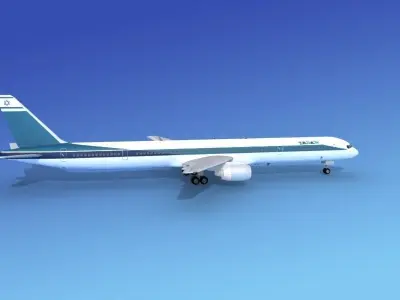 Boeing 757-300 El Al 3D model