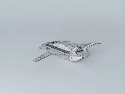 ARGO AIRCRAFTS VAD110 Intruder in flight 3D model