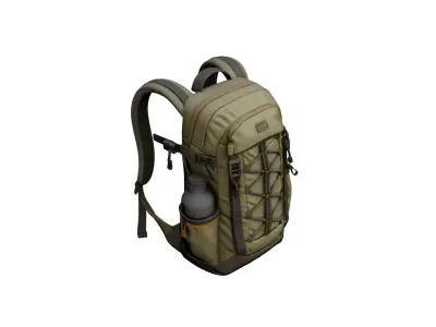 Travel Backpack Daypack Outdoor Hiking Bag 3D model
