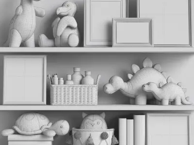 Kids Room Decor 72 3D model