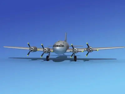Boeing 307 Stratoliner Base Model 3D model