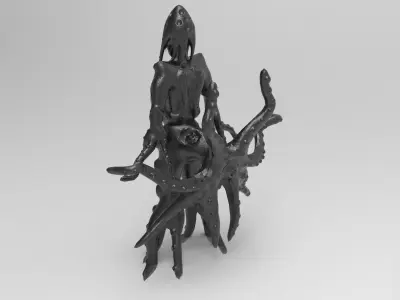 Male Human Octopus Creature 3D model