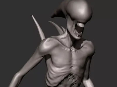 Alien Neomorph 3D model purchase