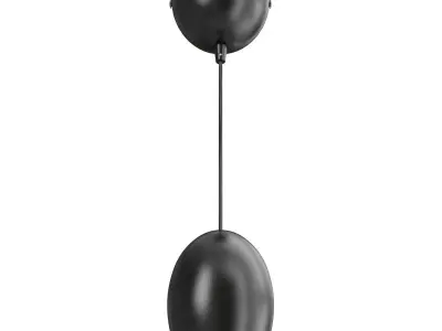 Series of pendant LED lamps 3D model