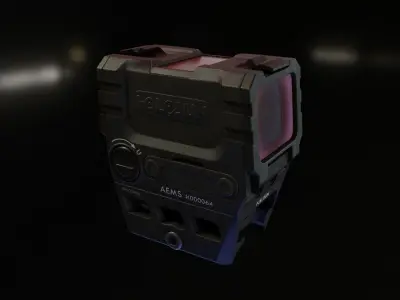 Holosun AEMS 221301 Low-poly 3D model