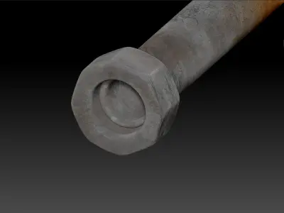 Lead-Pipe Mobster Gangster Style 3D model