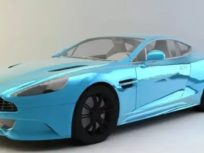 Aston Martin Vanquish Free 3D model