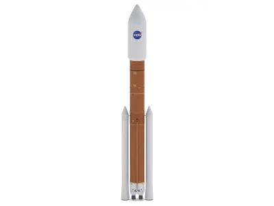 SLS Block 2 Cargo Rocket 3D model