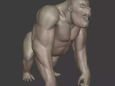 Angry Gorilla  3D model
