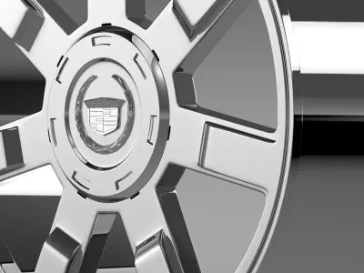 Cadillac Escalade esv 2wd1 rim 3D model