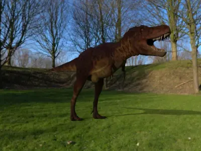 trex Dinosaur Low-poly 3D model