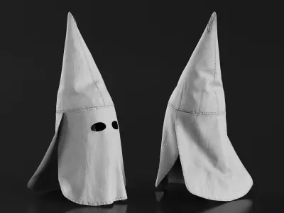Ku Klux Klan Cap 3D model