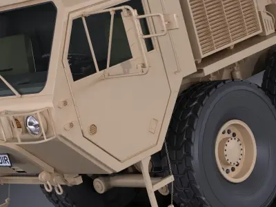 Oshkosh Hemitt A4 Cargo Truck 3D model