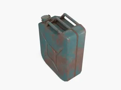 Jerrycan Asset 05 Low-poly 3D model