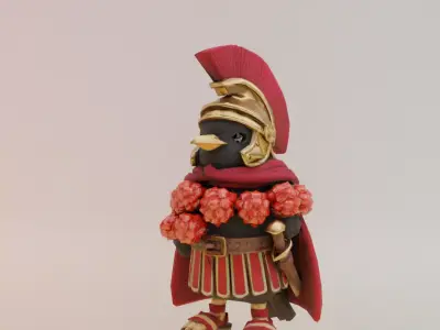 Brri Brri Bicus Dicus Bombicus Italian brainrot Low Poly Low-poly 3D model