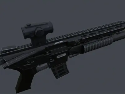 R-20 Rahe Low-poly 3D model