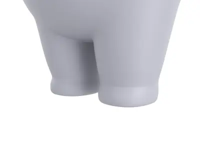 Lower Body 001 3D model