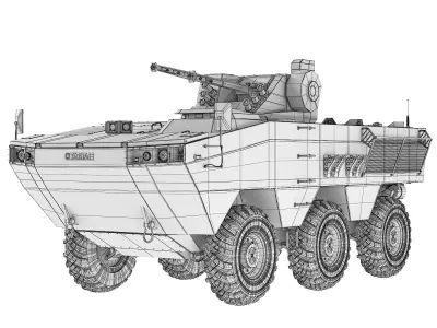 BTR Otaman-3 2019 3D model