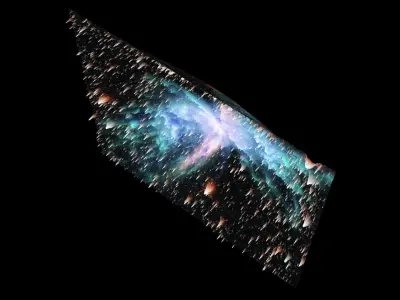 Butterfly Nebula 3D model