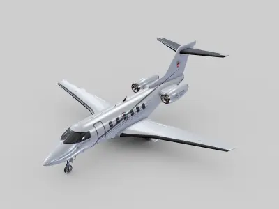 pilatus pc 24 Low-poly 3D model