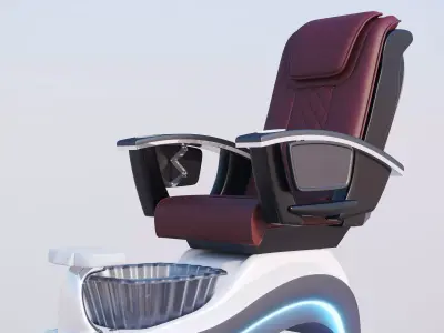 Pedicure chair - Future spa 3D model