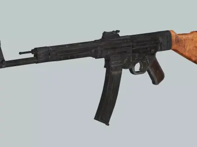 STG 44 Sturmgewehr Stg44 Low-poly 3D Model Low-poly 3D model