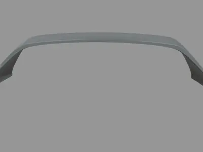 Car Spoiler Toyota Supra Low-poly 3D model