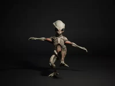 Arnold the Alien 3D model