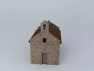 Small Church In Baska Island Of Krk Free 3D model