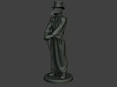 Hans Plague Doctor PDS001 3D print model