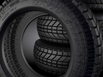 Car tire 3d models 3D model